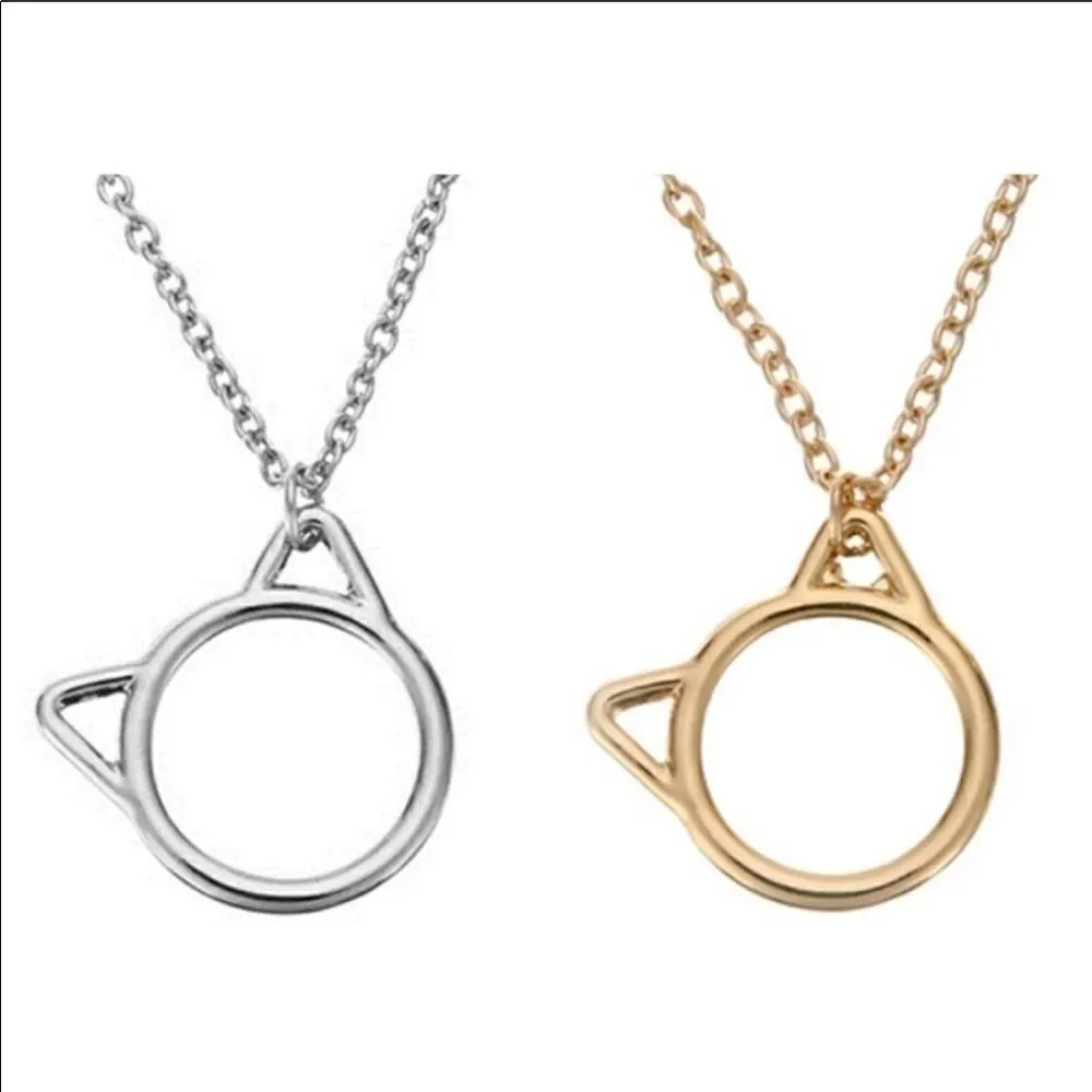 Necklace Kitty Zinc Alloy Cute Versatile Mix Match
